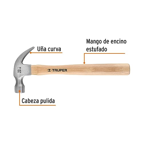 MARTILLO UÑA CURVA 20 OZ TRUPER