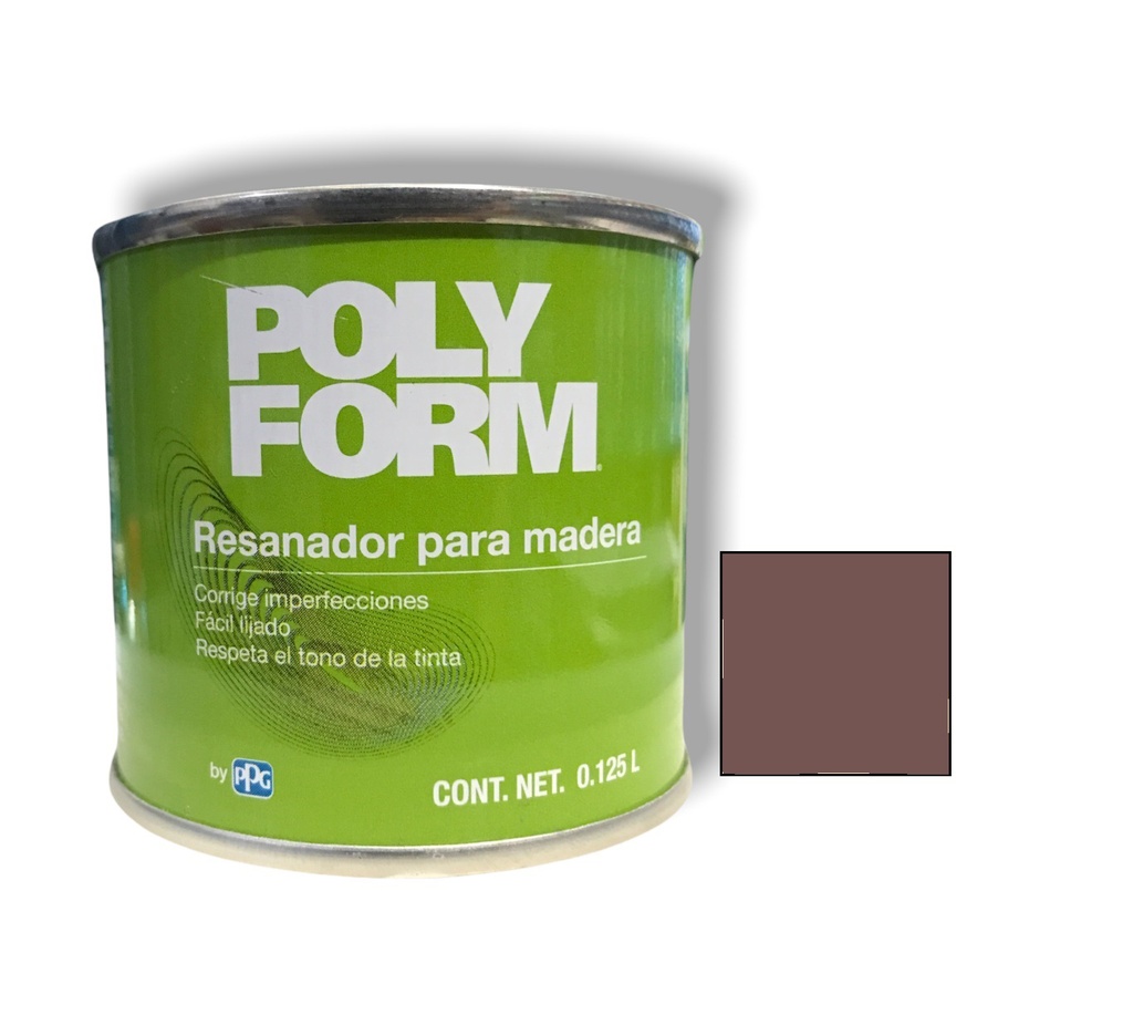 [19A0963317] POLYFORM NUEVO RESANADOR CAOBA 125ML**