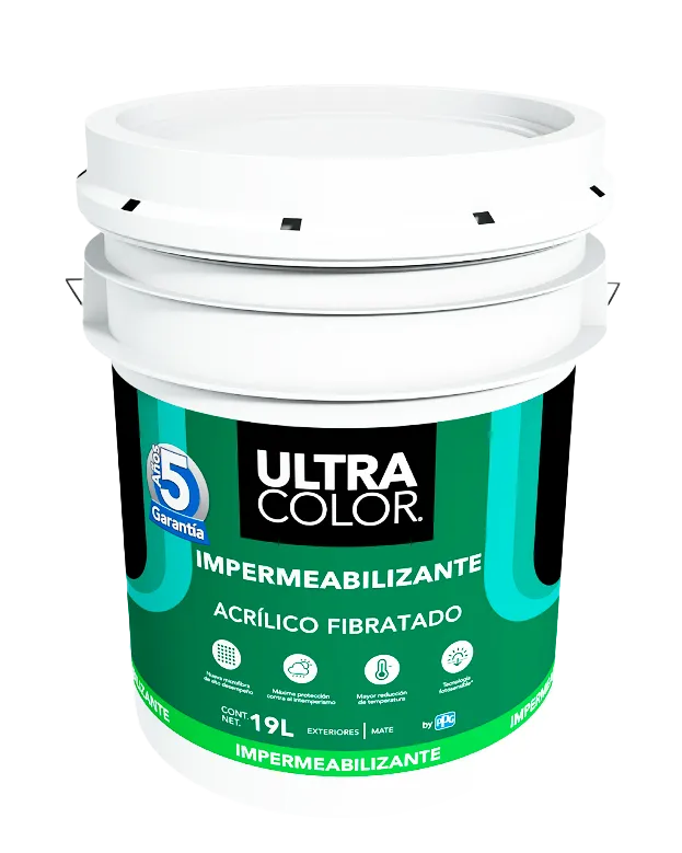 ULTRACOLOR IMPERMEABILIZANTE FIBRATADO 5 AÑOS ROJO