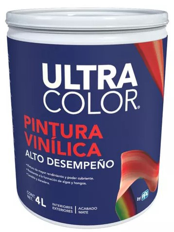 [19A0438291] ULTRACOLOR VINILICA ALTO DESEMPEÑO BLANCO 4L