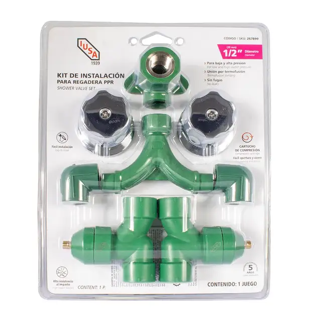 IUSAPLUS KIT REGADERA PPR CON MANERALES