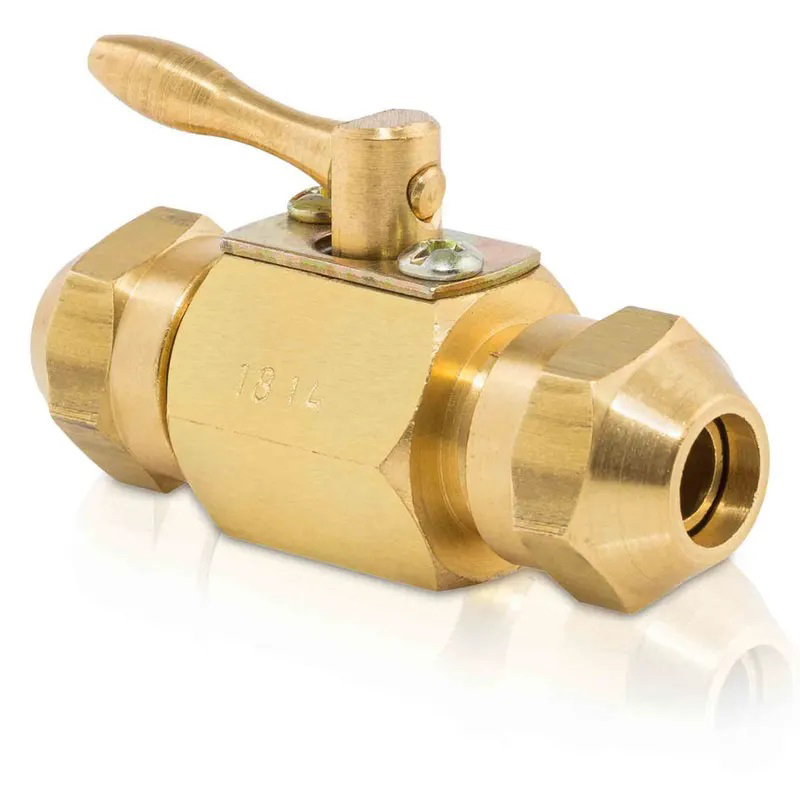 VALVULA PASO FLARE A FLARE IUSA 3/8"