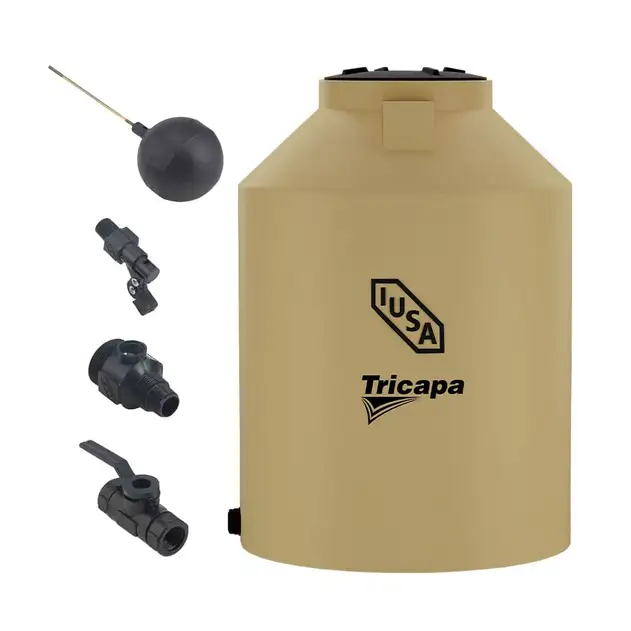 TINACO IUSA TRICAPA BEIGE CON ACCESORIOS Y FILTRO 1,100 L
