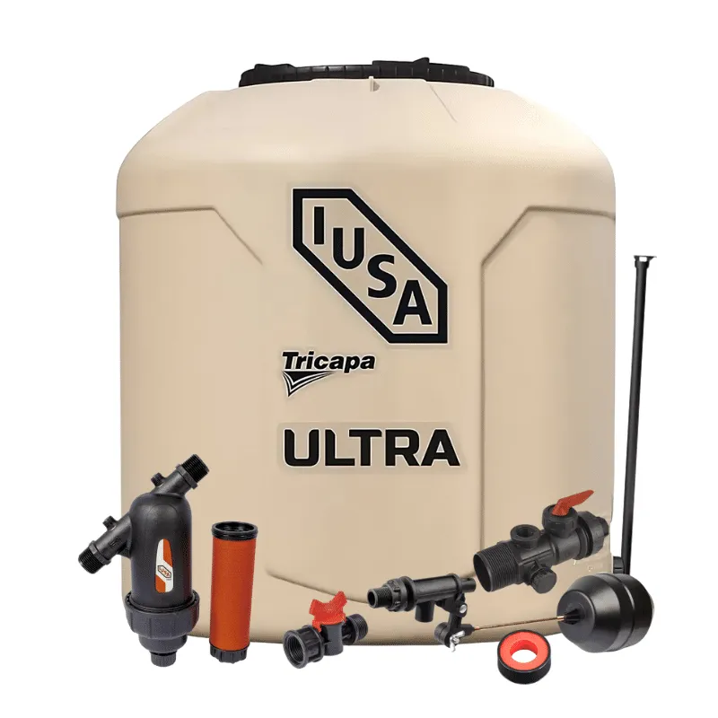 TINACO IUSA ULTRA BEIGE CON FILTRO Y ACCESORIOS 1100L