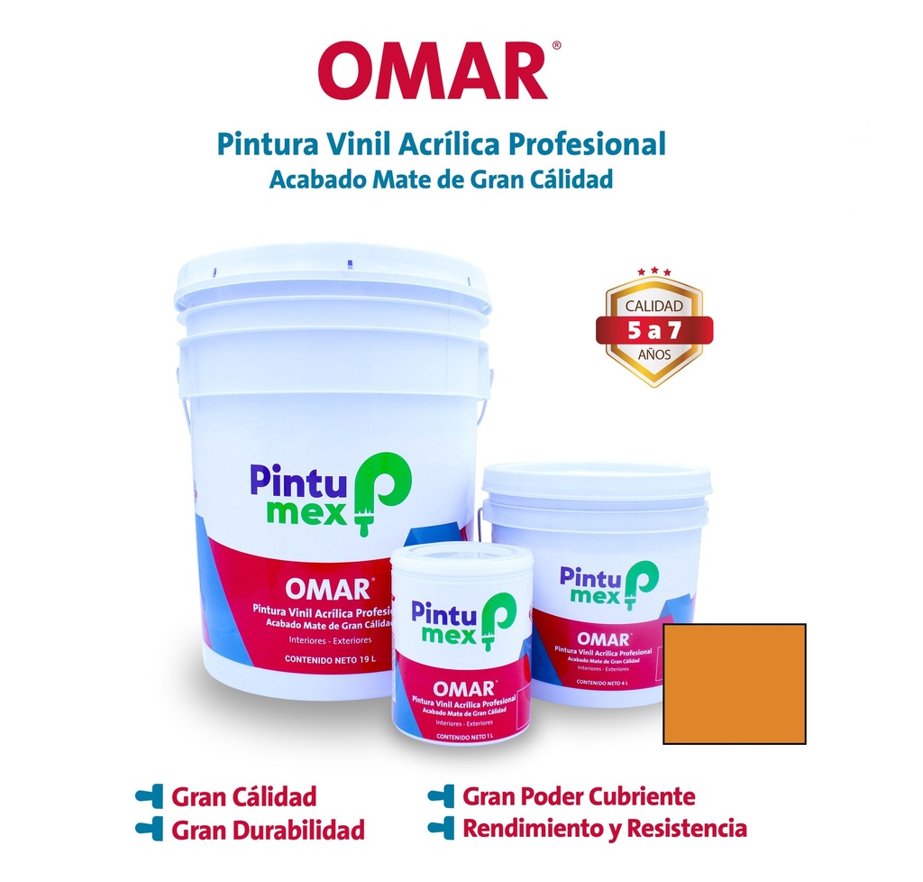 [500-518] OMAR AMARIILO ÓXIDO BOTE 500ML