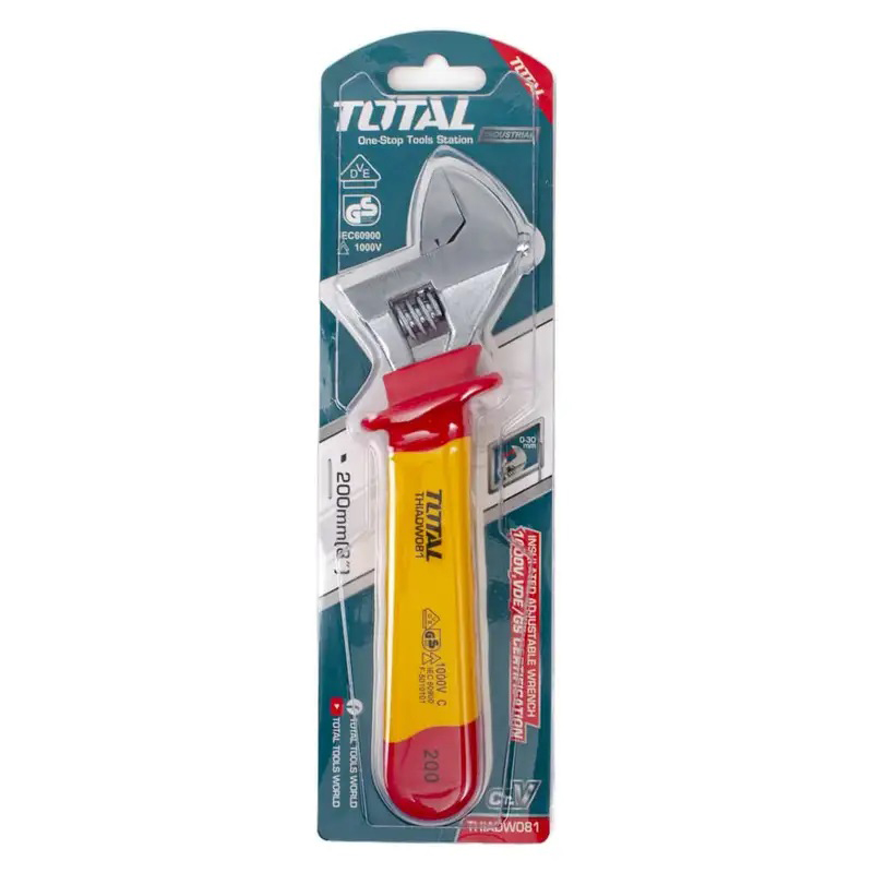LLAVE AJUSTABLE (PERICO) TOTAL 8" DIELEC