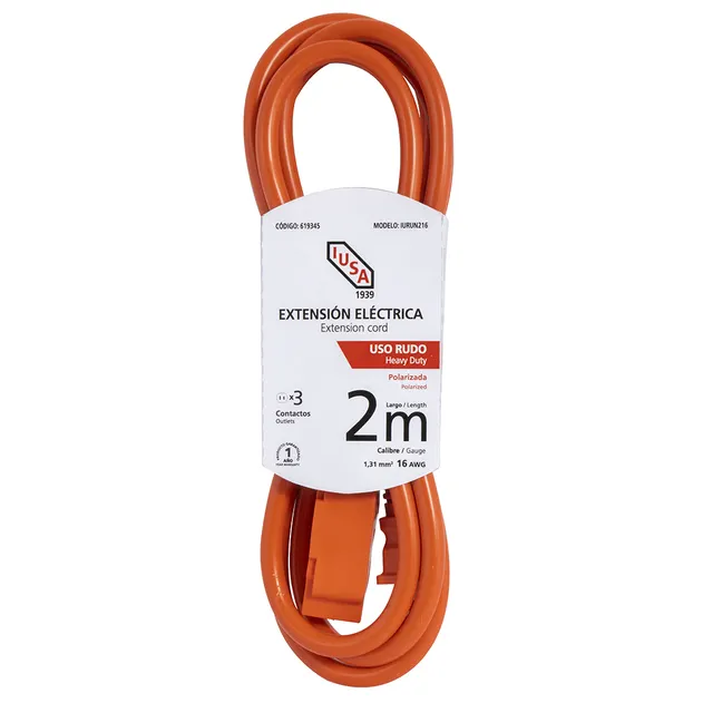 [619345] EXTENSIÓN USO RUDO NARANJA IUSA 2M