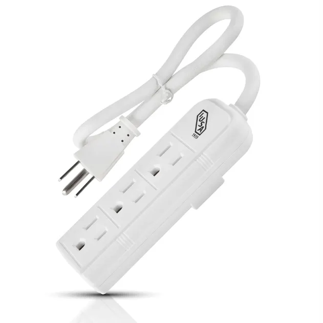 [616622] MULTICONTACTO IUSA 3 ENTRADAS BLANCO