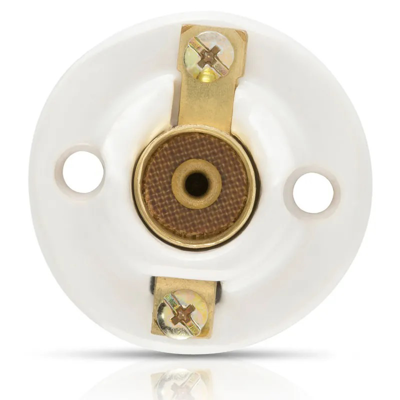 [212905] PORTALAMPARA CANDELABRO PORCELANA IUSA