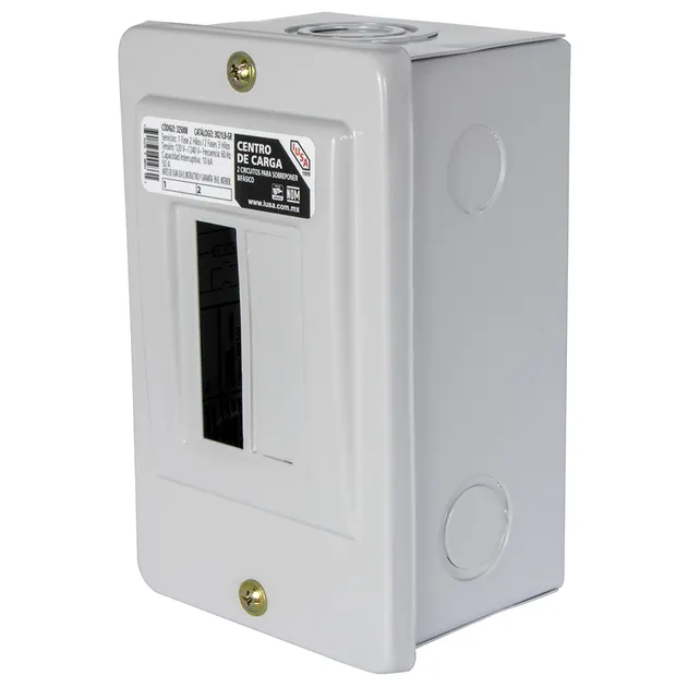 [325008] CENTRO DE CARGA IUSA 2E SOBREPONER BIFAS