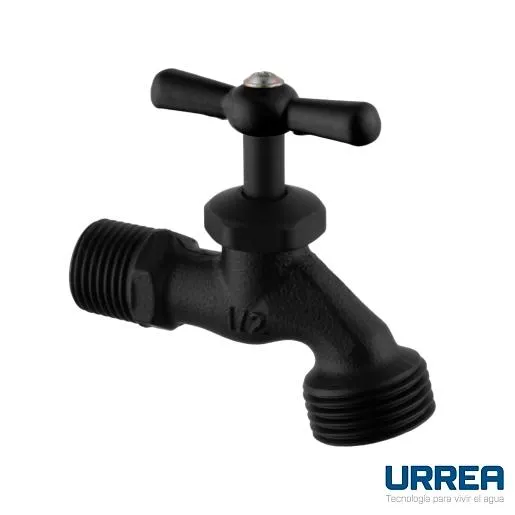 LLAVE DE JARDIN NEGRO URREA 1/2"