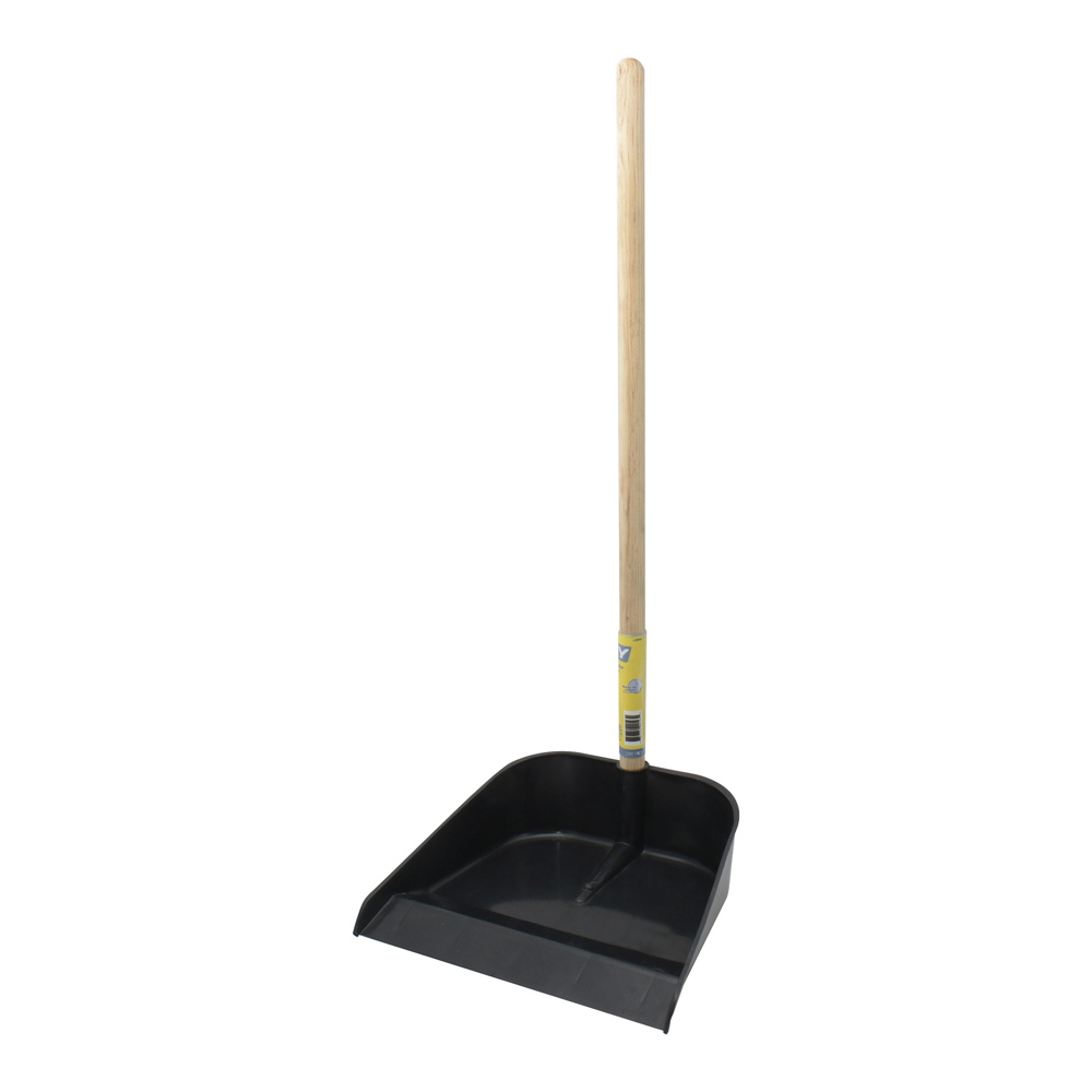 RECOGEDOR DE BASURA BASTON MADERA FOY