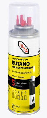 [664611] CILINDRO DE GAS IUSA PARA ENCENDEDOR 125