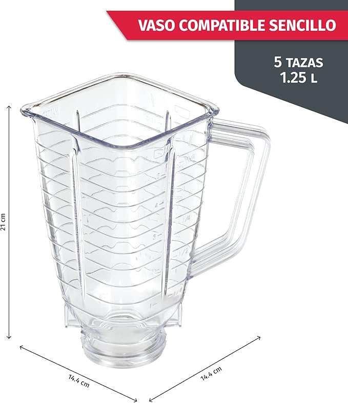 VASO LICUADORA TOROSQUI SIN BASE