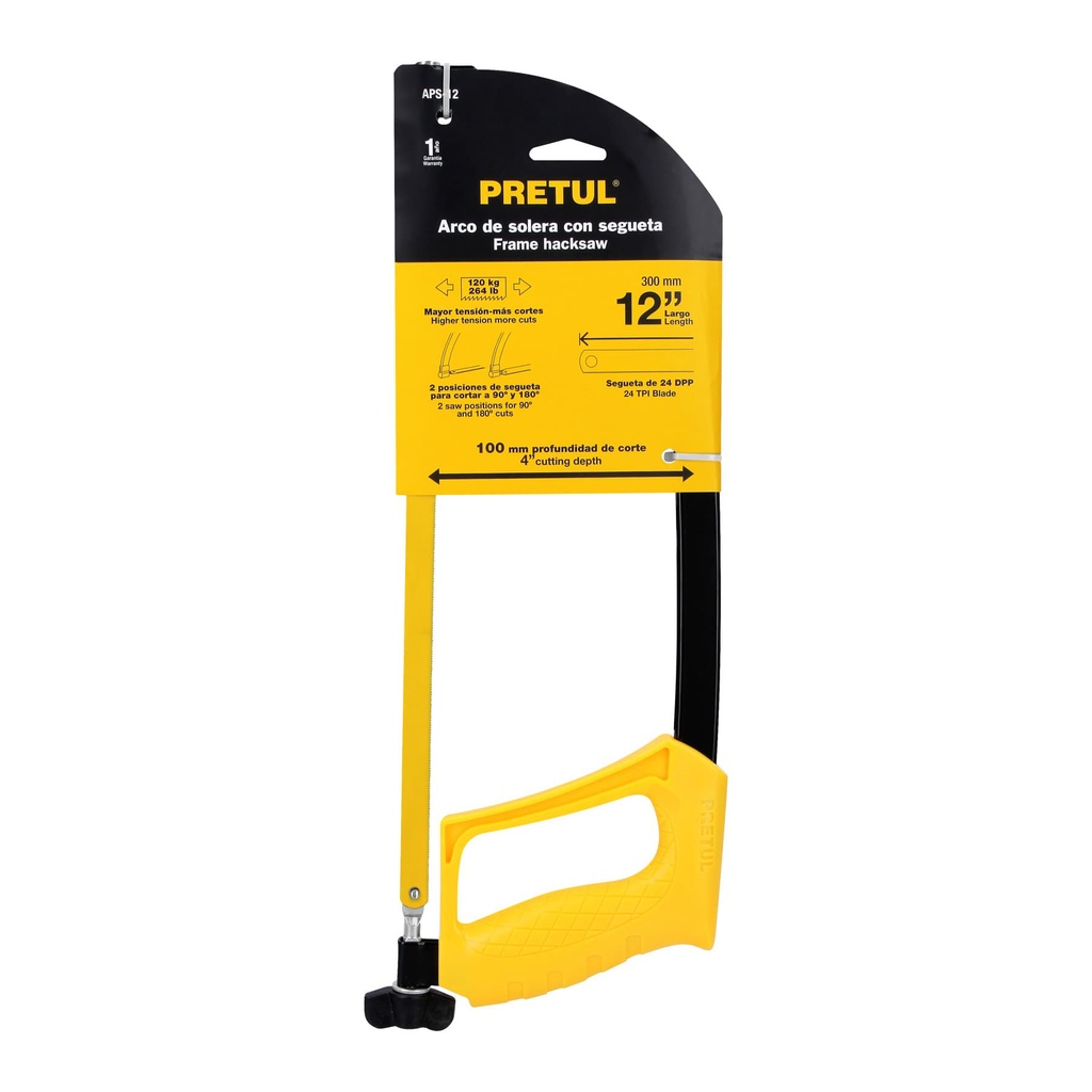 ARCO DE SEGUETA SOLERA 12  PRETUL