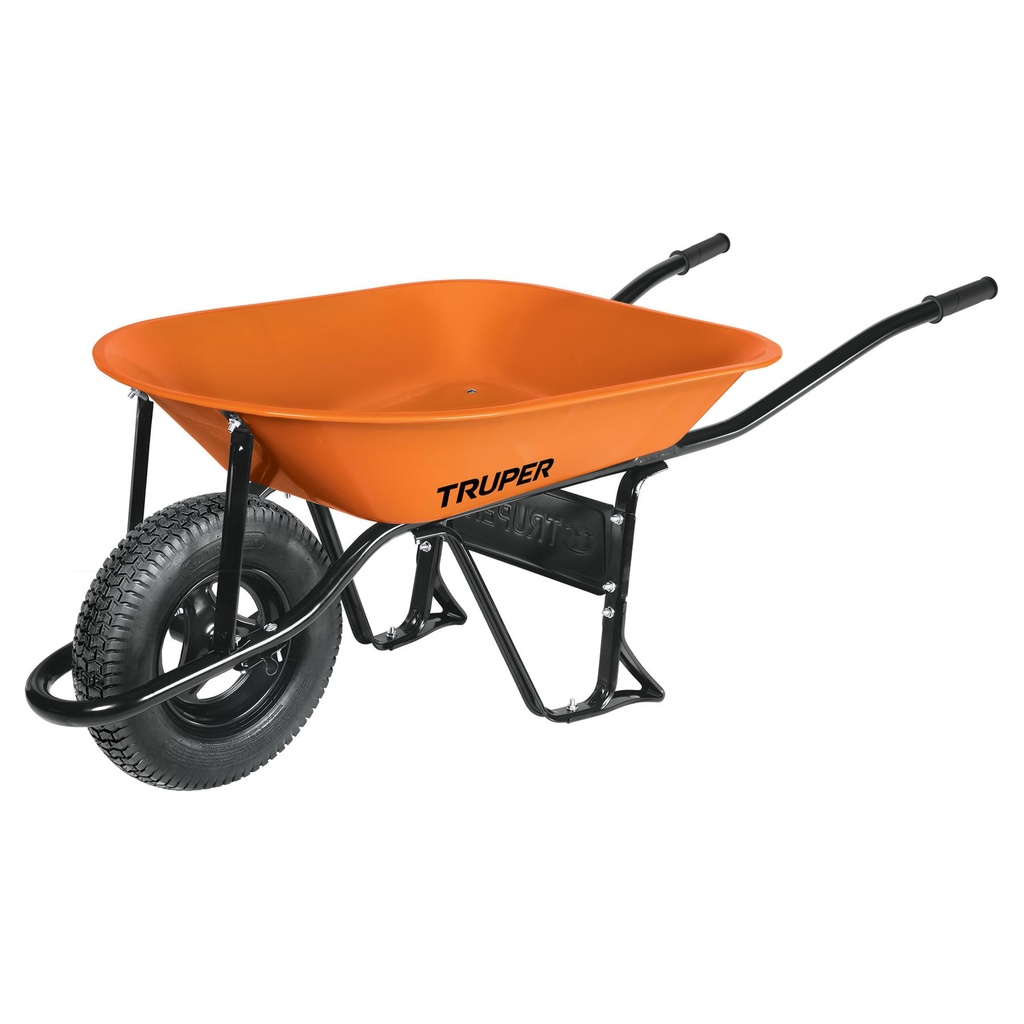 CARRETILLA TRUPER NARANJA 4.5 FT3