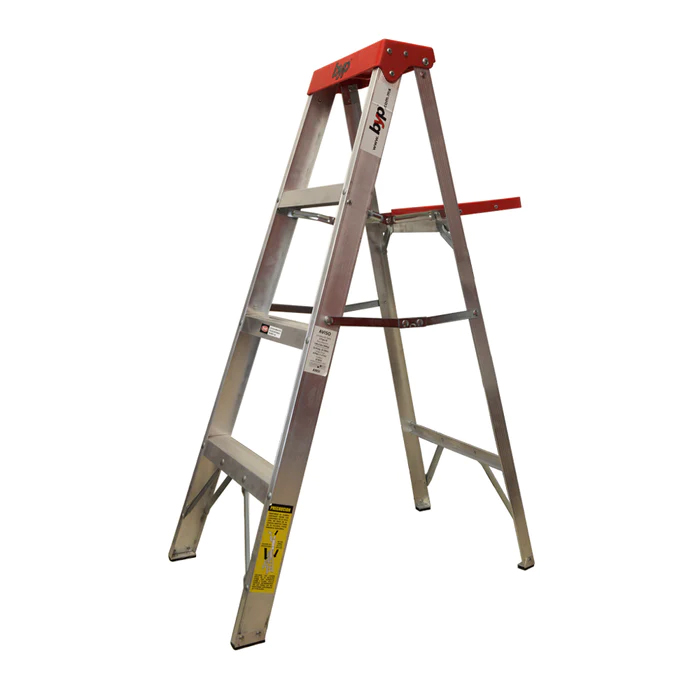 [ETR33] ESCALERA TIJERA BYP TIPO III 3 ESC ROJA