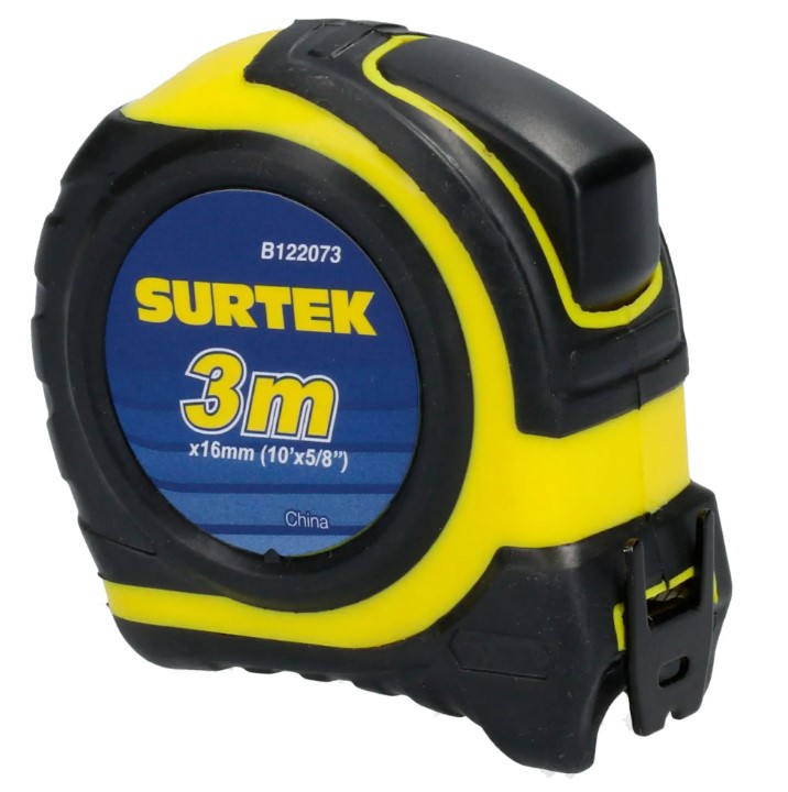 FLEXOMETRO SURTEK RUBBER GRIP 3M X 5/8