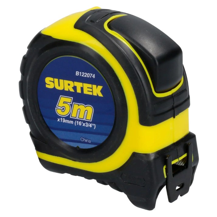 FLEXOMETRO SURTEK RUBBER GRIP 5M X 3/4