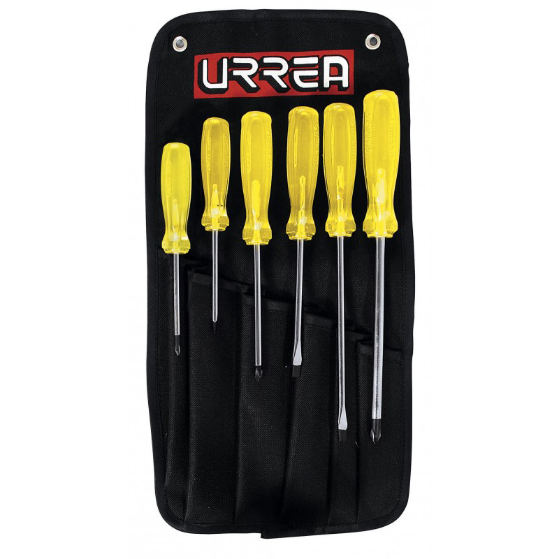 JUEGO 6 DESTORNILLADOR URREA AMBAR COMB