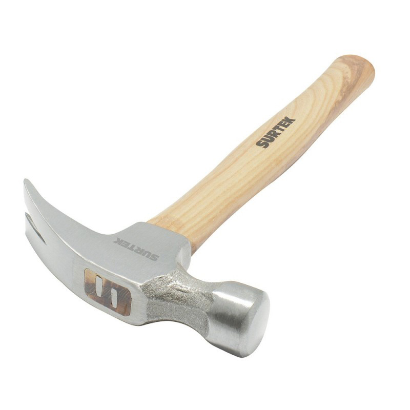 [416R] MARTILLO SURTEK UÑA RECTA MAD PULID 16OZ