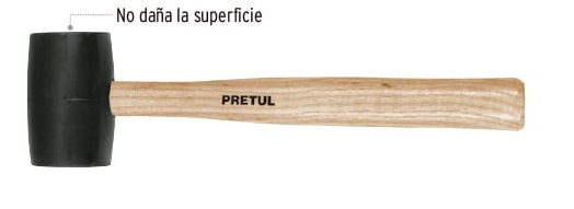 MAZO DE HULE 16 OZ, PRETUL