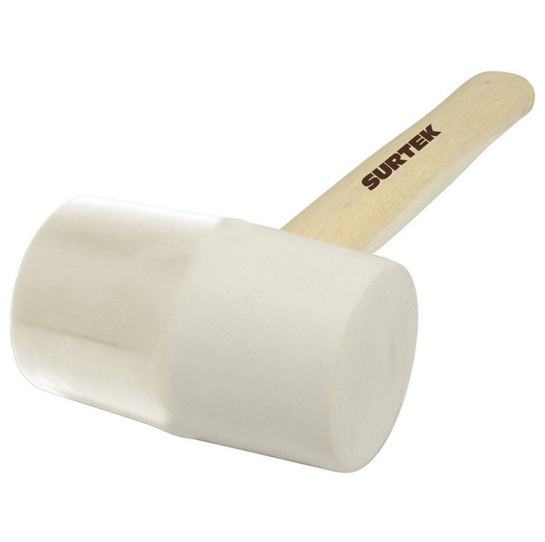 [600B] MAZO DE HULE BLANCO 22OZ SURTEK