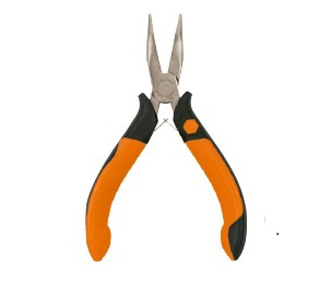 [17365] PINZA PUNTA CURVA 5  GRIP PRETUL