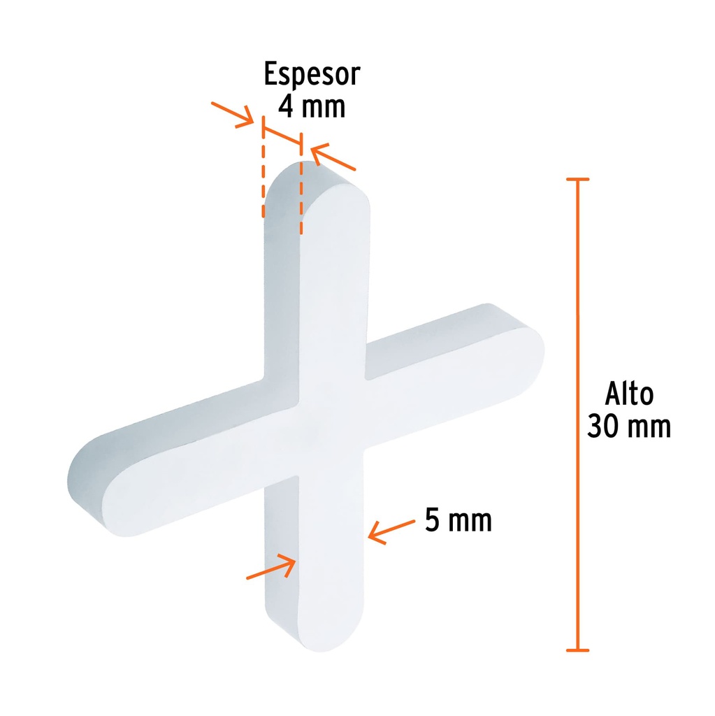 [12974] SEPARADORES DE LOSETA 5MM TRUPER 100PZA