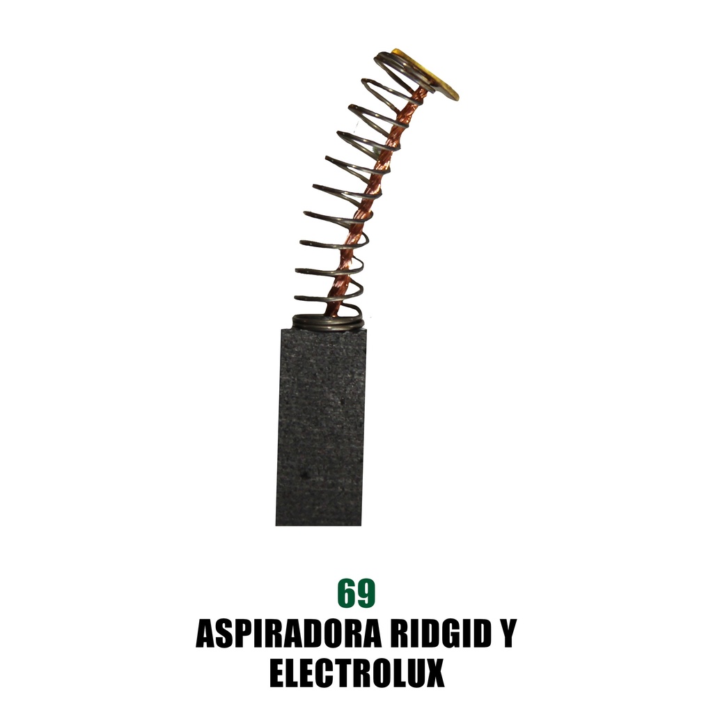 CARBONES ASPIRADORAS RIDGID Y ELECTROLUX