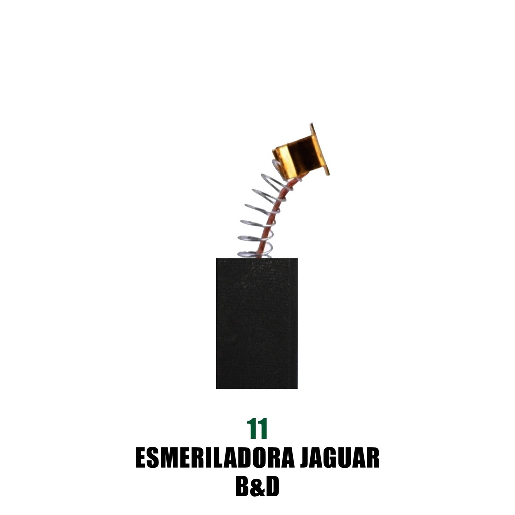[AC11] CARBONES ESMERILADORA JAGUAR B&D DOBLE