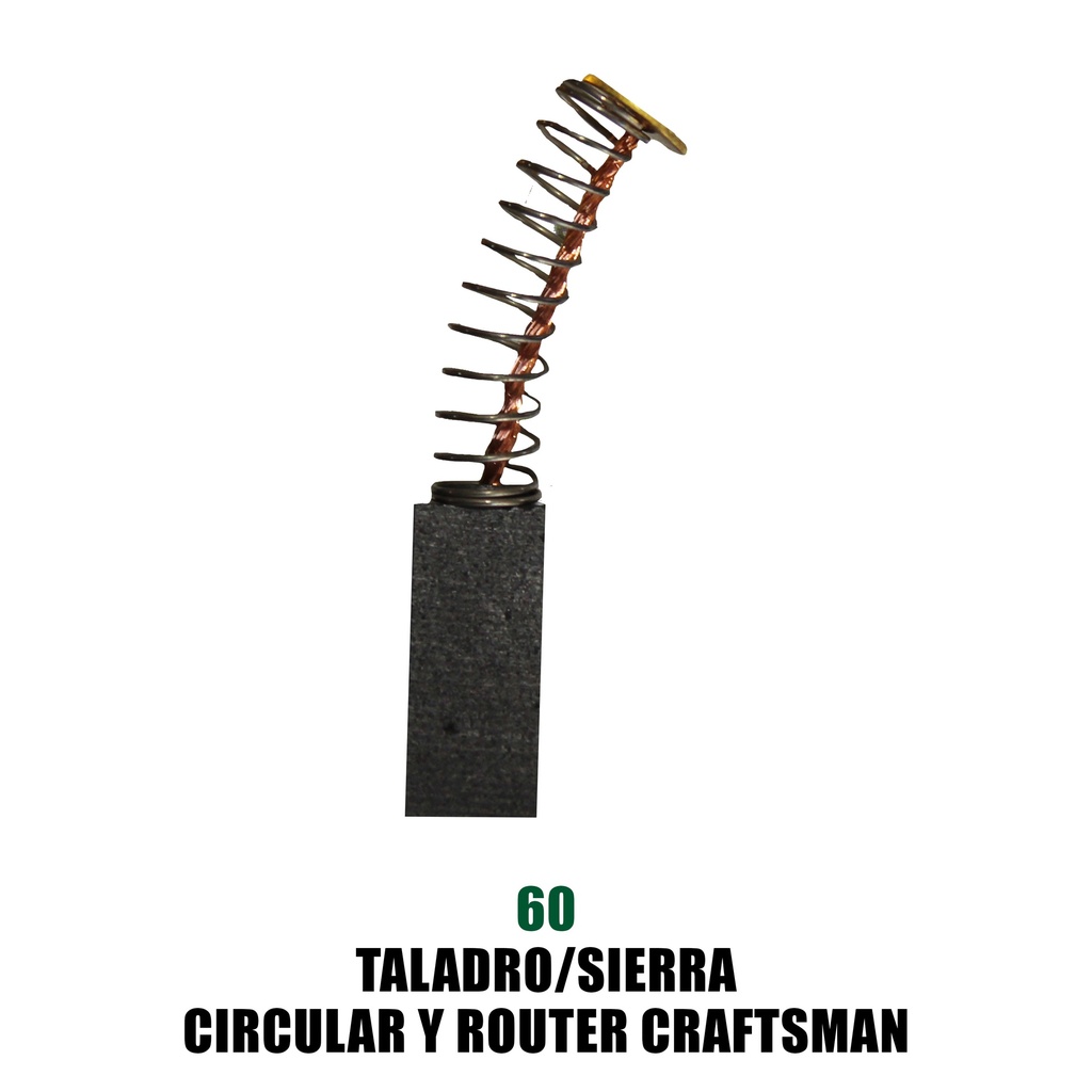 [AC60] CARBONES TALADRO/SIERRA/ROUTER CRAFTSMAN