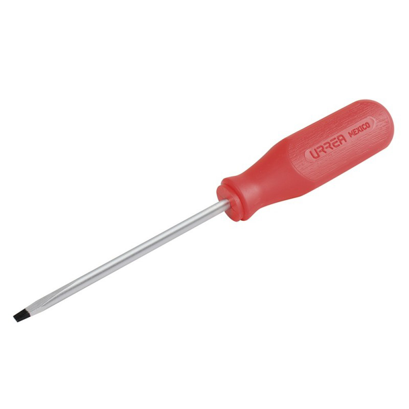 DESARMADOR URREA ROJO PLANA REDON 5/16X6