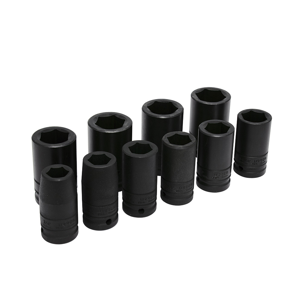 [750010L] JUEGO 10 DADOS IMPACTO URREA LARGO 3/4
