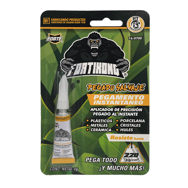 [16-0701] ADHESIVO INSTANTANEO FORTIKONG 2 GRS