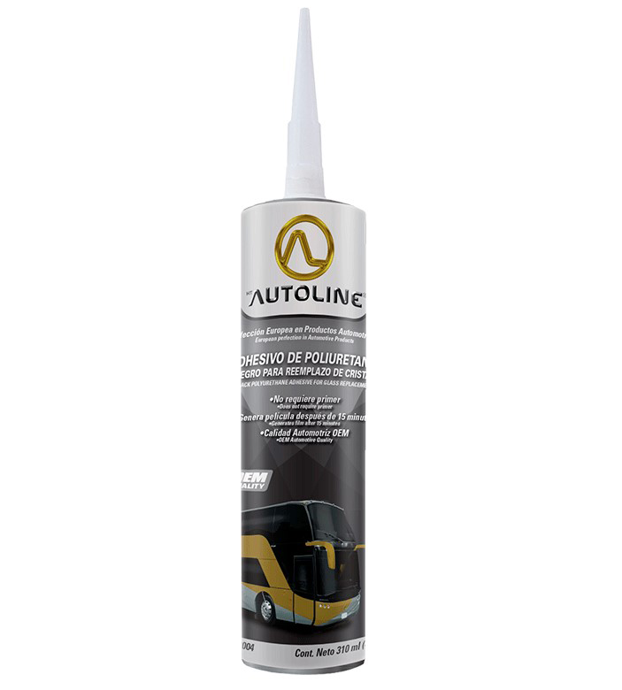[17-0004] ADHESIVO POLIURETANO NEGRO 310ML HECORT