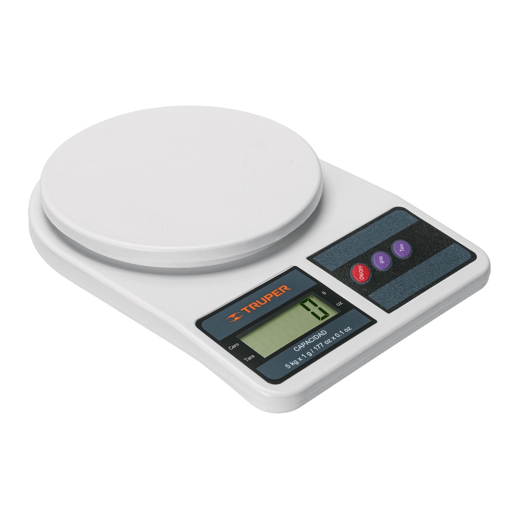 BASCULA DIGITAL COCINA 5KG TRUPER