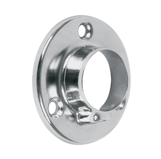 [48975] BRIDA CROMADA P/ TUBO REDONDO DE CLOSET