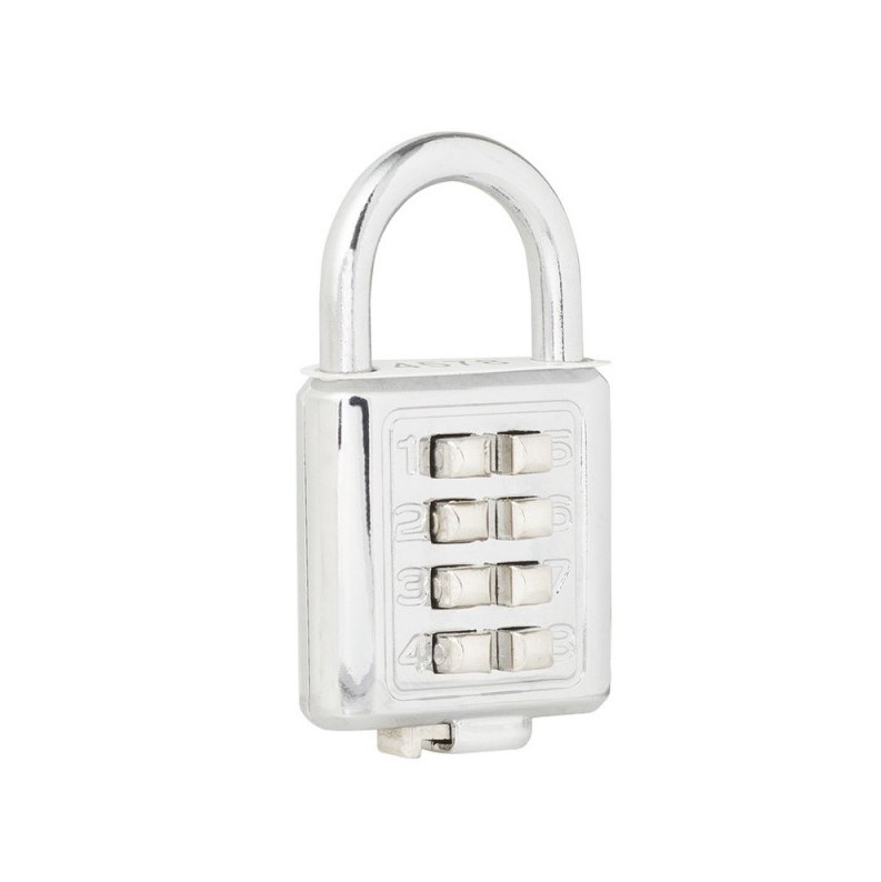 [C27C35] CANDADO DIGITAL 35MM CROMO BRILL LOCK