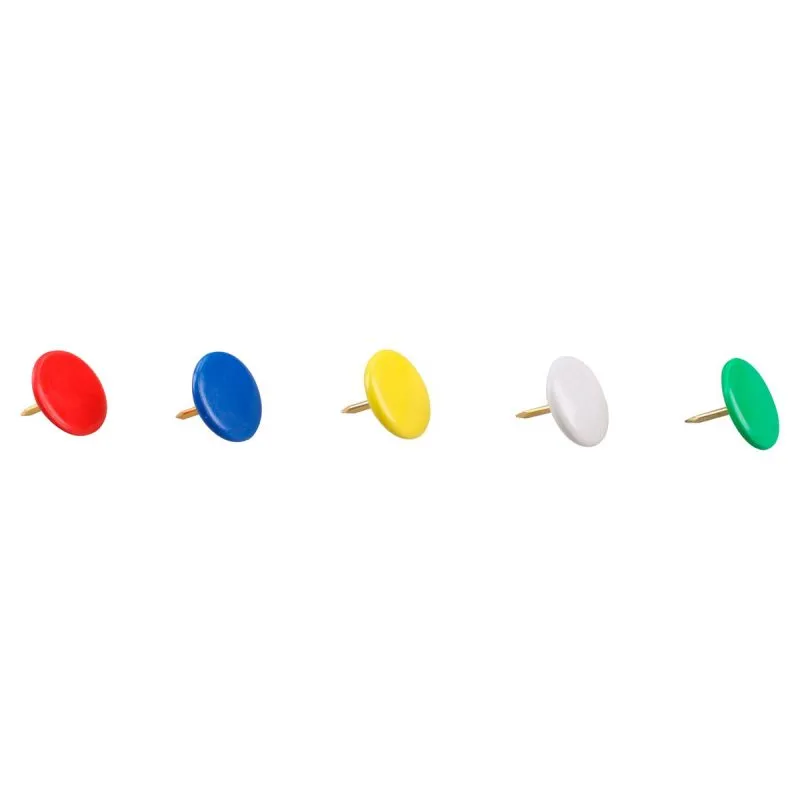 CHINCHES COLORES CAJA 100PZA FOY