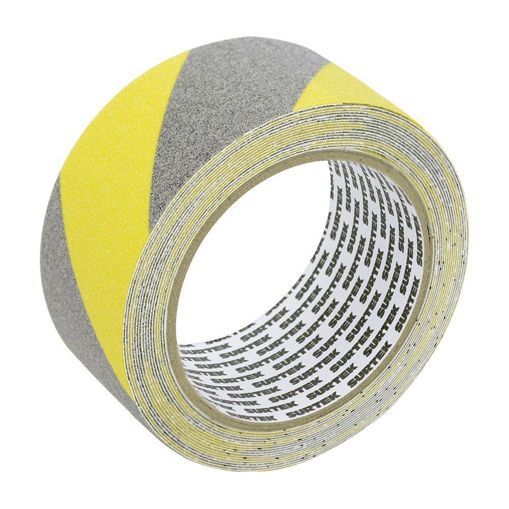 CINTA ANTIDERRAPANTE AMARILLO NEGRO 5M