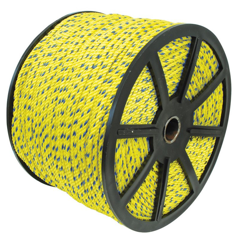 [CUEP13] CUERDA POLIPROPILENO AMARILLO AZUL 13MM