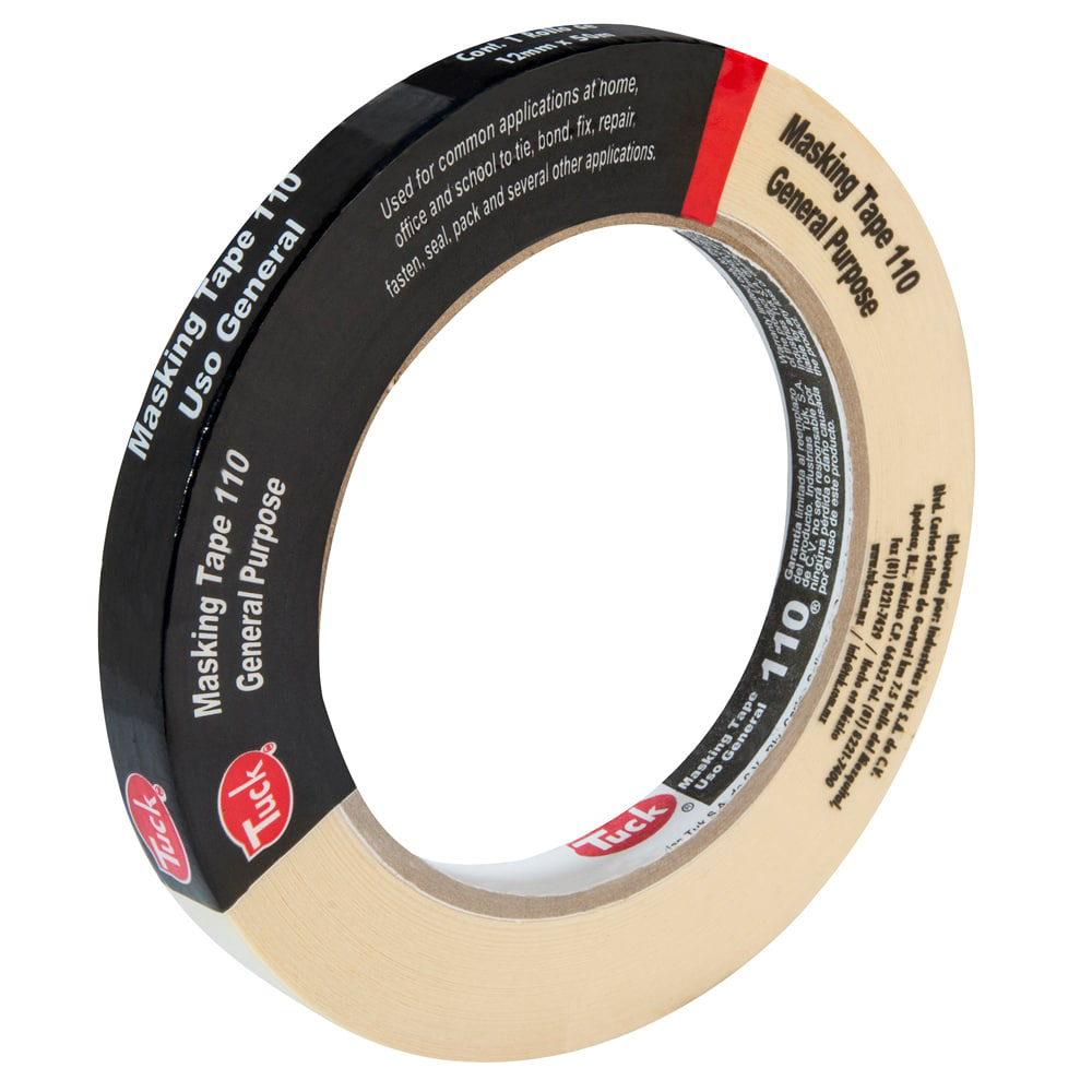 MASKING TAPE TUK 110 1/2  NEGRO