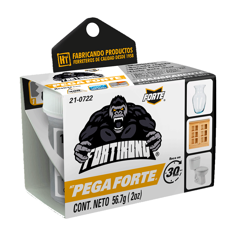 ADHESIVO EPOXICO HECORT PEGAFORTE 2 OZ TRANSPARENTE