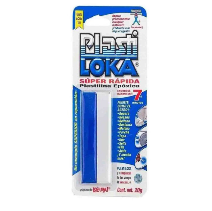 [1206] PLASTILOKA SUPER RAPIDA AZUL 20G