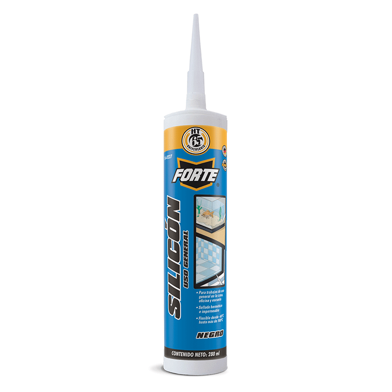 [16-0227] SILICON HECORT USO GENERAL 280ML NEGRO
