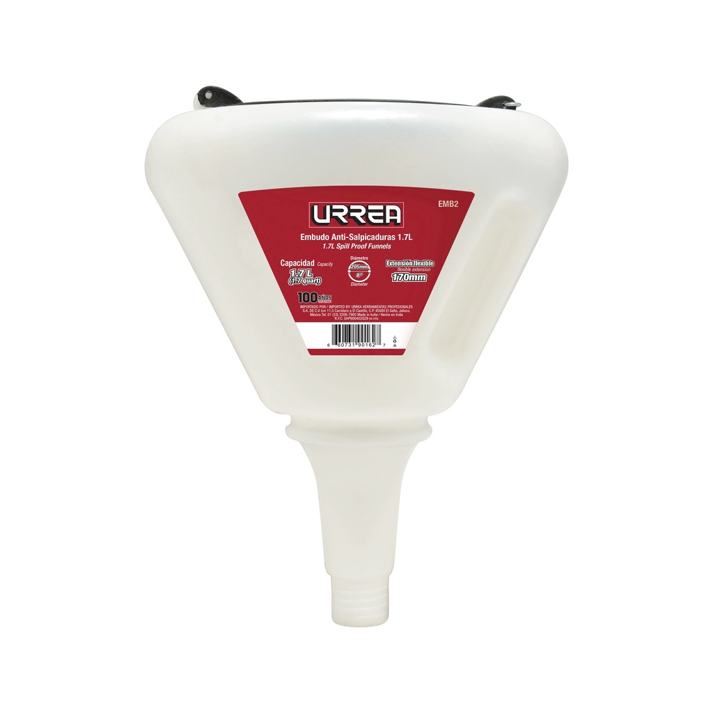 EMBUDO URREA  ANTI-SALPICADURAS 1.7L