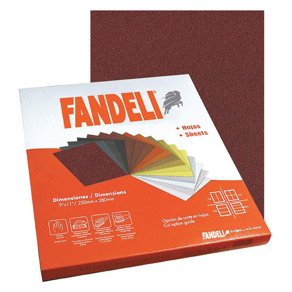 [J86100] LIJA OXIDO DE ALUMINIO FANDELI J86 100
