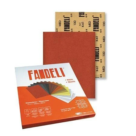 [K61GR] LIJA PARA MADERA K 61 FANDELI GRUESO