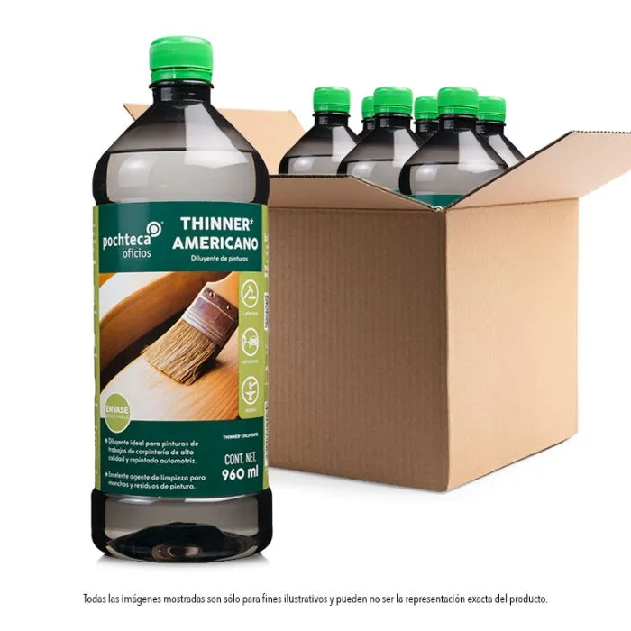 [37905] THINNER POCHTECA AMERICANO BOTELLA 960ML